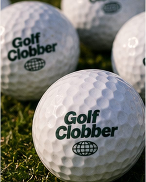 Threeball Society branded golf balls
