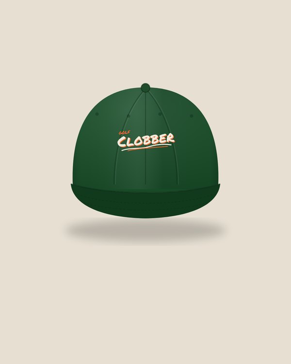 Clubhouse Cap, Bottle green, embroidered logo