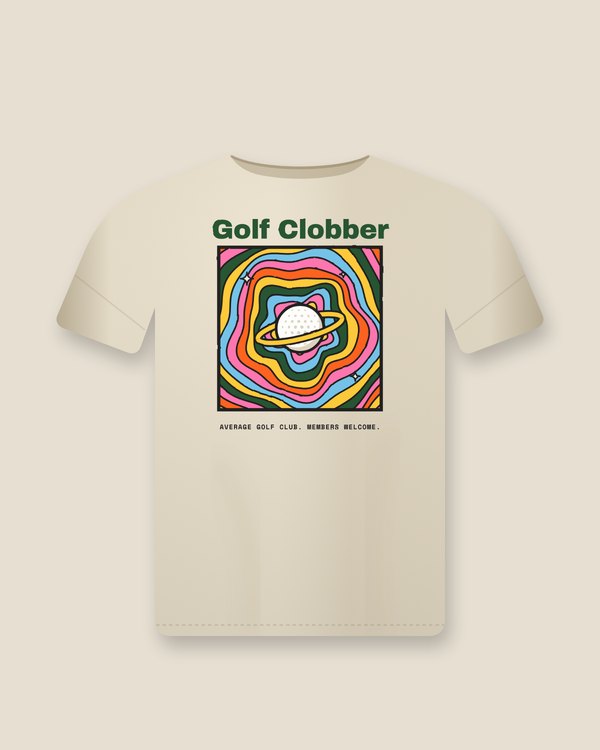 Good Times Tee, Cream, back print